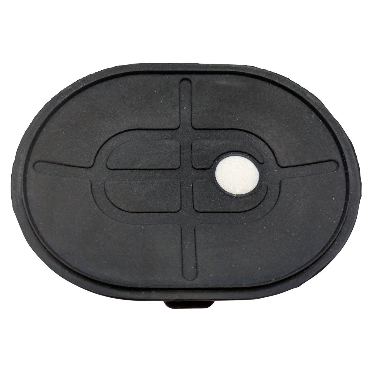 4"x 3" Oval Suction Cup Replacement Rubber Base Pad 1pc - Elimadent
