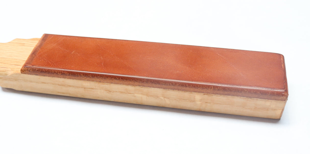 Anson Oak Wood Paddle Texas Leather Face 5.5 oz