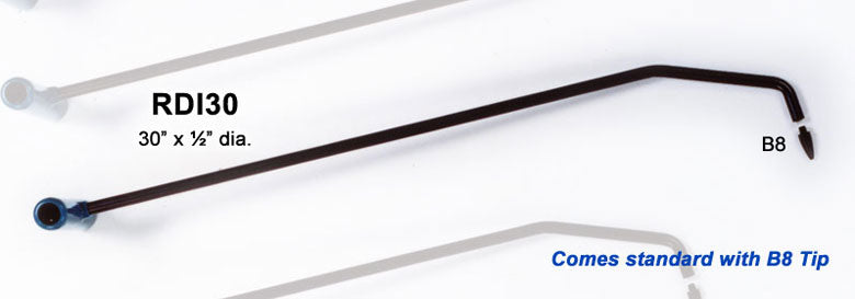 Dentcraft 30" Double Bend Interchangeable Tip PDR Rod