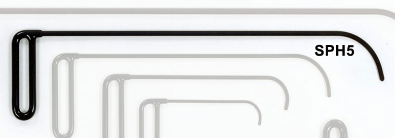 24" OAL Side Panel Hook PDR tool