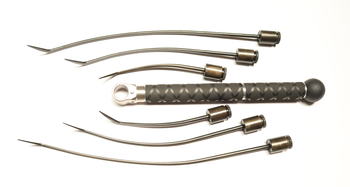 Tequila Indexing Hub Arched Hand Tool 1/4" Hub Set with Guerilla Handle