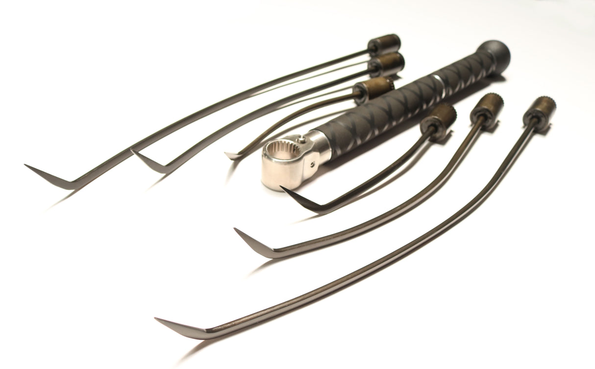 Tequila Indexing Hub Arched Hand Tool 1/4" Hub Set with Guerilla Handle